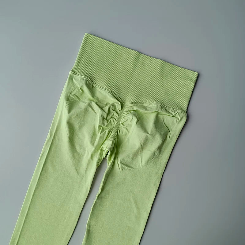 High Waist Yoga Leggings Seamless Fit