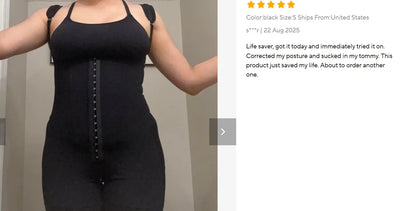 Lace Shapewear Bodysuit Slim Comfortable