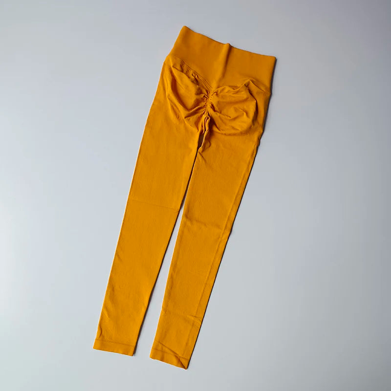 High Waist Yoga Leggings Seamless Fit