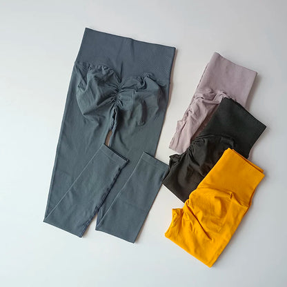 High Waist Yoga Leggings Seamless Fit