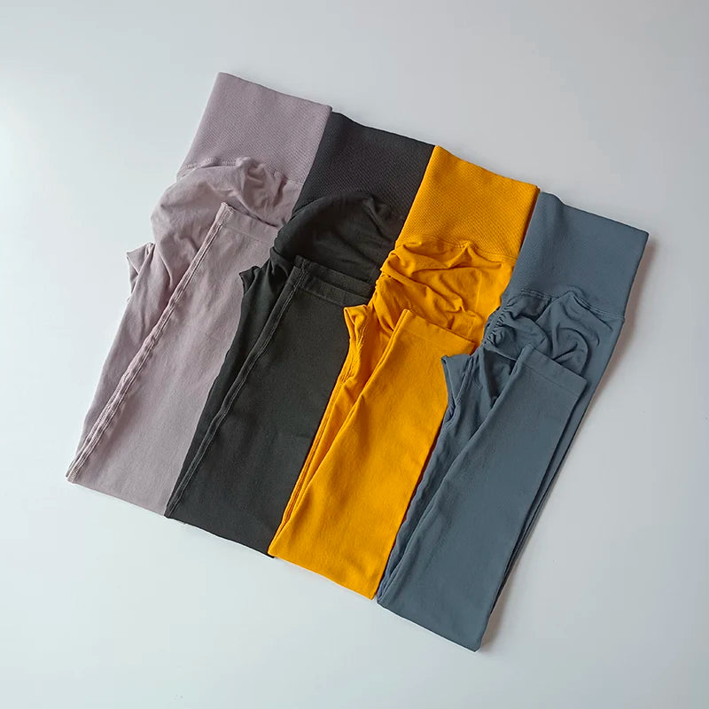 High Waist Yoga Leggings Seamless Fit