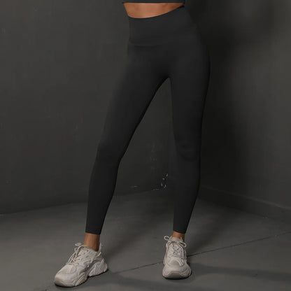 High Waist Yoga Leggings Seamless Fit