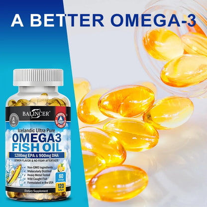Omega-3 Fish Oil Heart Brain
