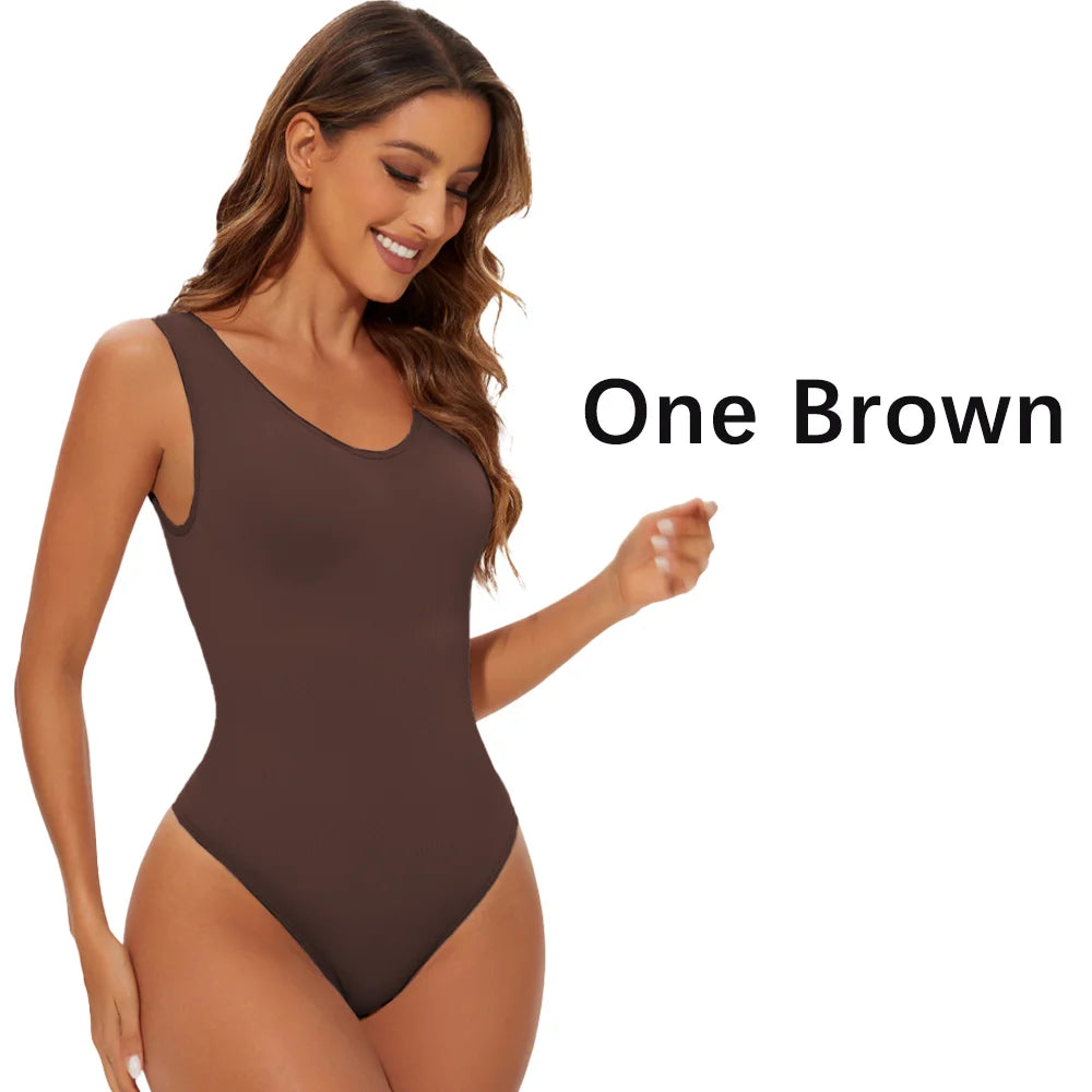 Seamless Shapewear Bodysuit Slim Smooth