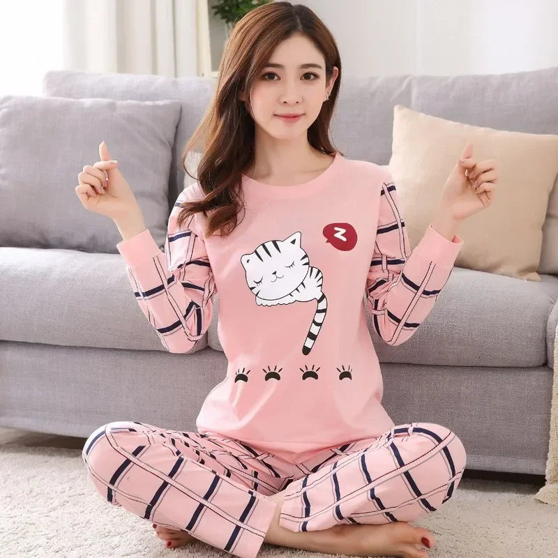 Autumn 2-Piece Pajama Set Sexy Comfort