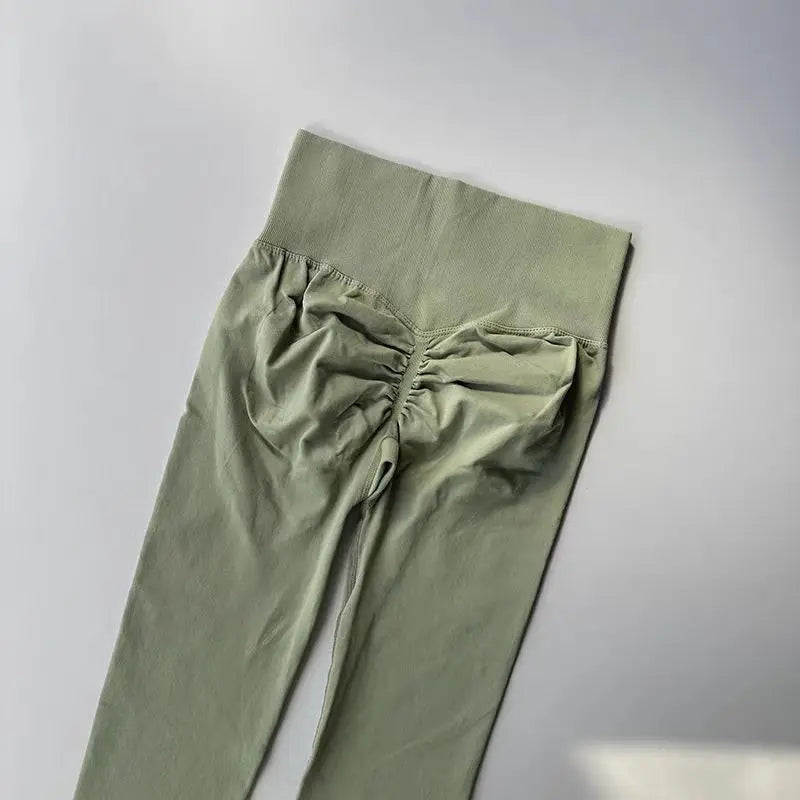 High Waist Yoga Leggings Seamless Fit