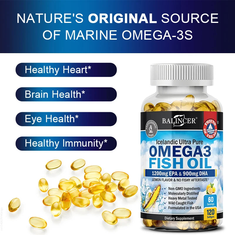 Omega-3 Fish Oil Heart Brain