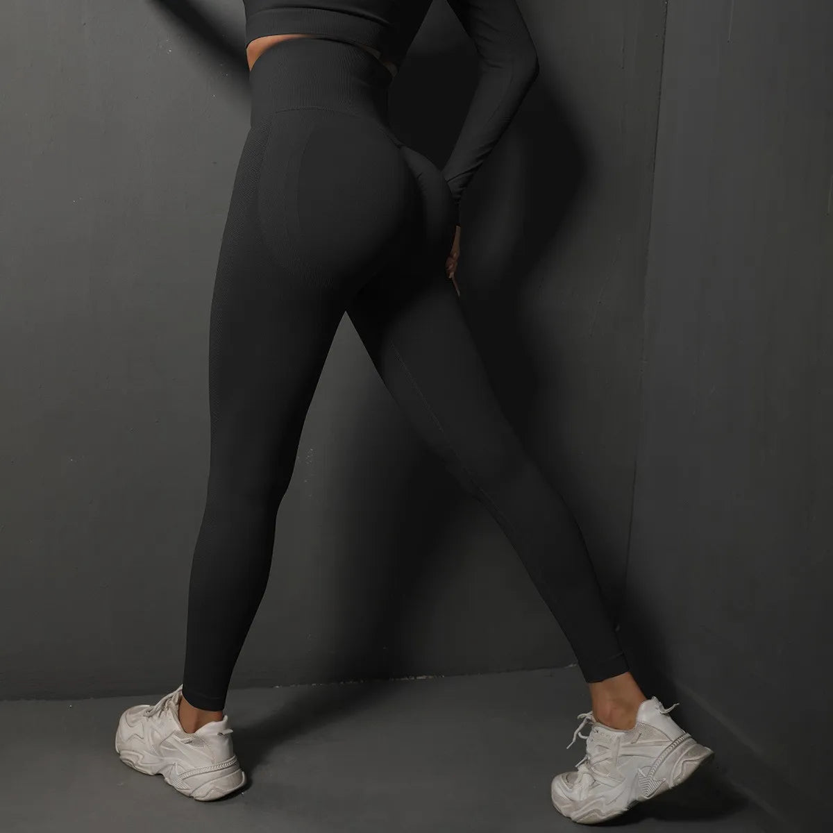 High Waist Yoga Leggings Seamless Fit