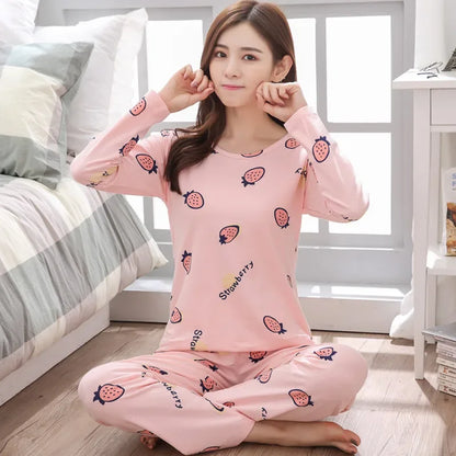 Autumn 2-Piece Pajama Set Sexy Comfort