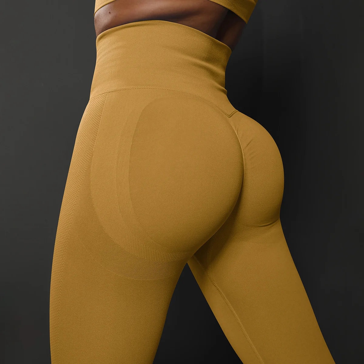 High Waist Yoga Leggings Seamless Fit