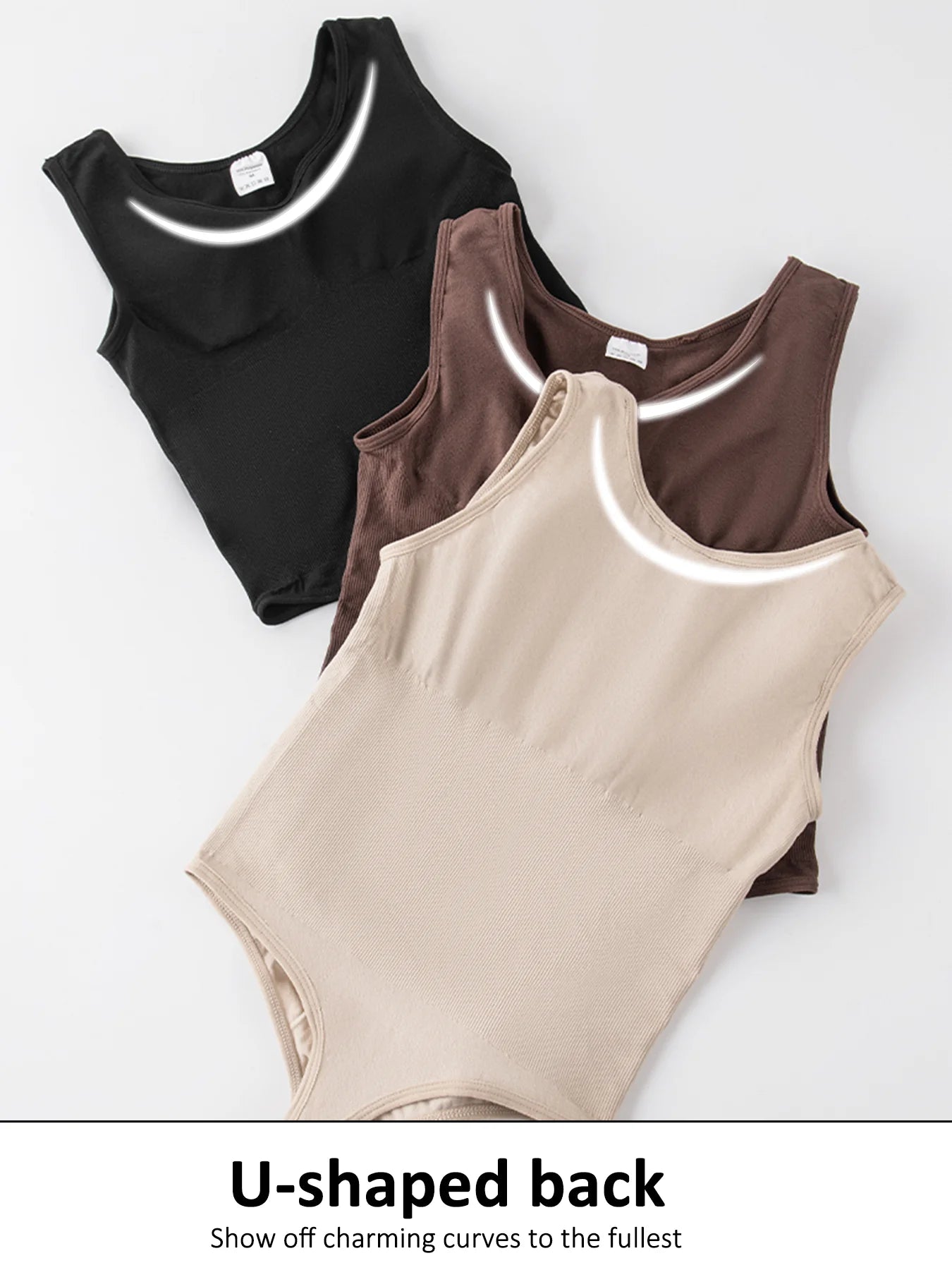 Seamless Shapewear Bodysuit Slim Smooth