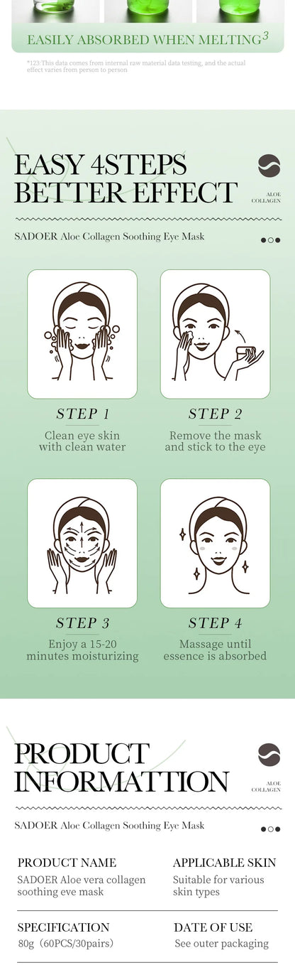 Aloe Vera Collagen Eye Mask