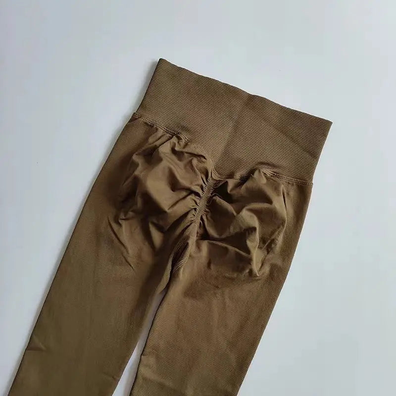 High Waist Yoga Leggings Seamless Fit