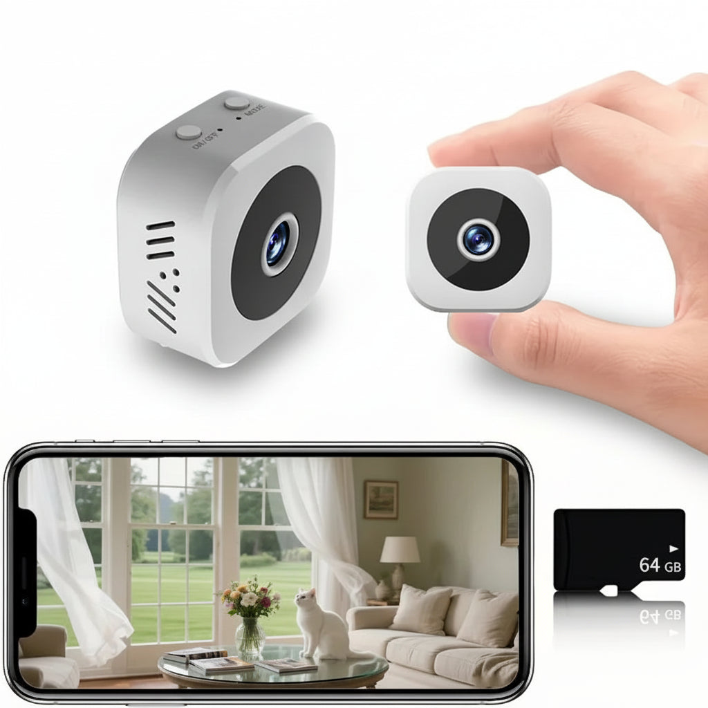 Mini Caméra de Sécurité Intelligente WiFi 2026 – Votre sérénité au quotidien - VELLIAA