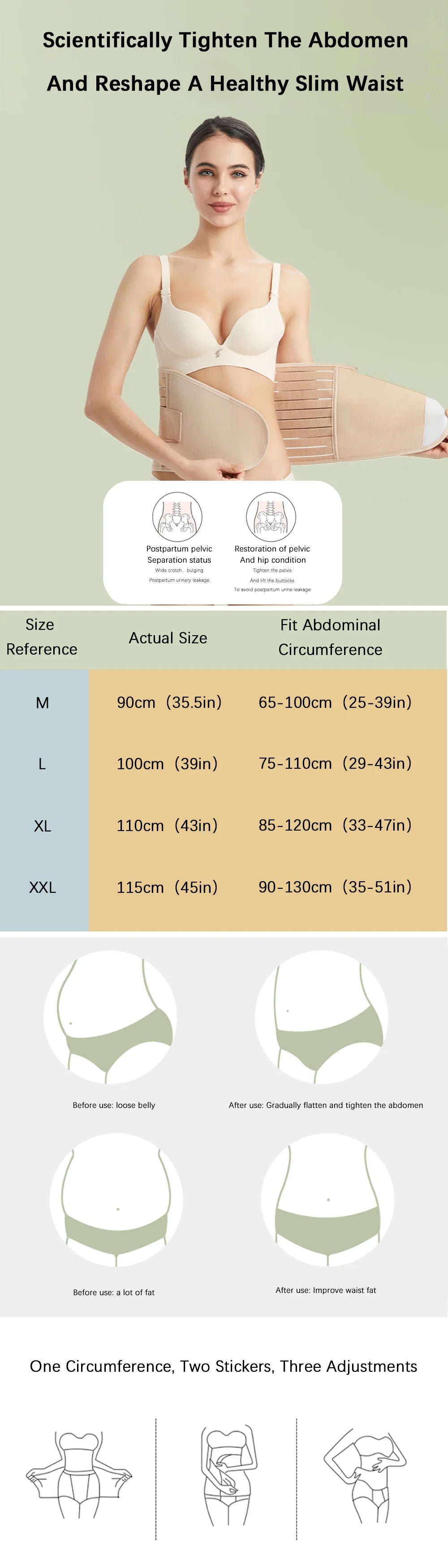 Postpartum Belly Band Waist Support