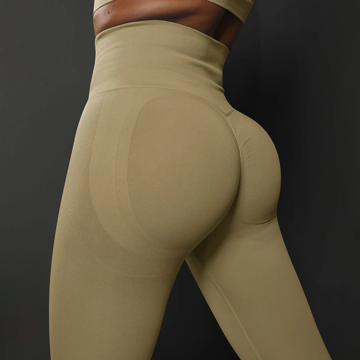 High Waist Yoga Leggings Seamless Fit