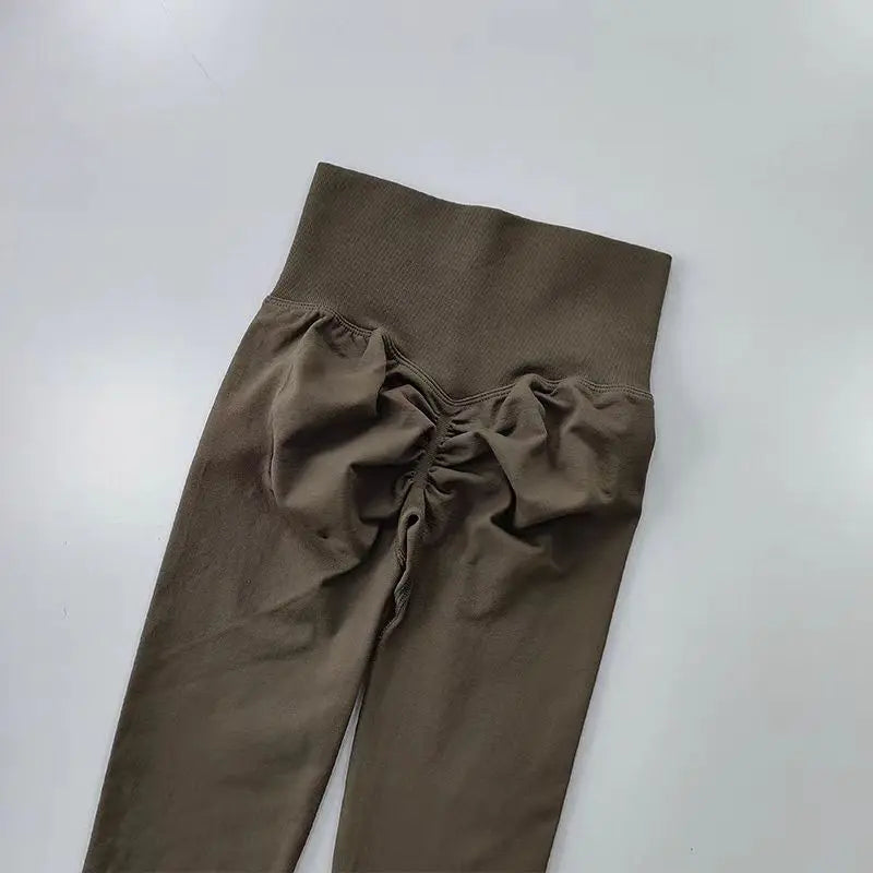 High Waist Yoga Leggings Seamless Fit