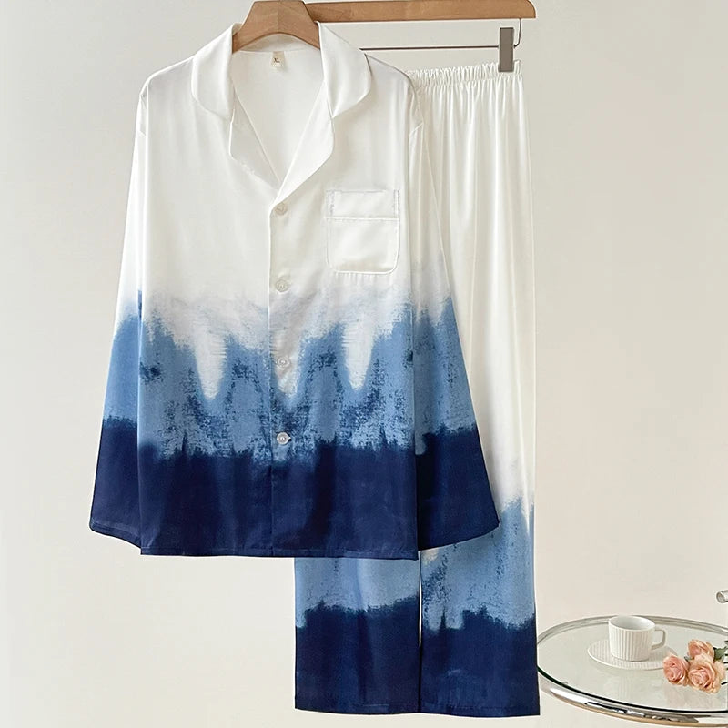 Flower Print Pajama Set Cozy Style