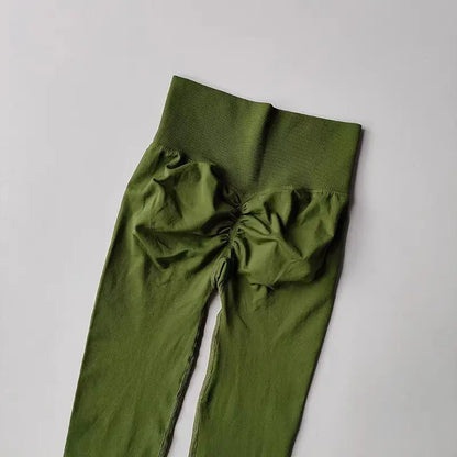 High Waist Yoga Leggings Seamless Fit