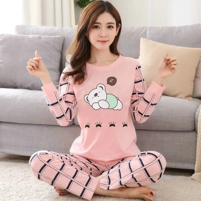 Autumn 2-Piece Pajama Set Sexy Comfort