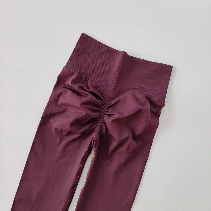 High Waist Yoga Leggings Seamless Fit