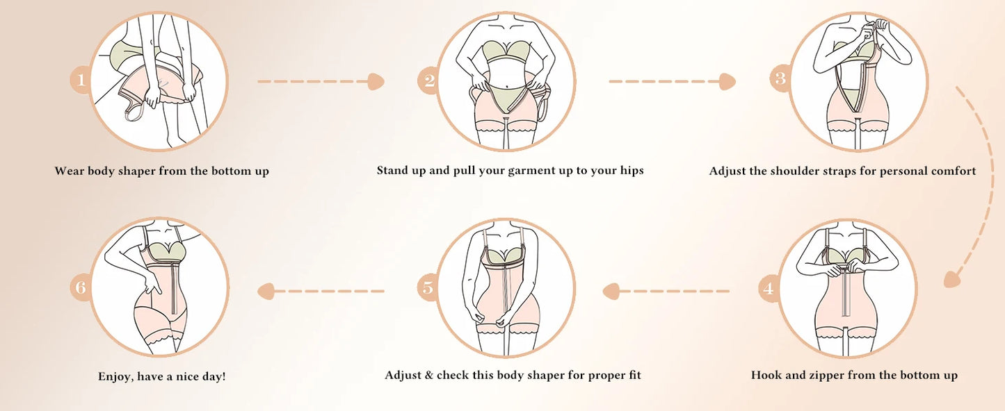 Lace Shapewear Bodysuit Slim Comfortable