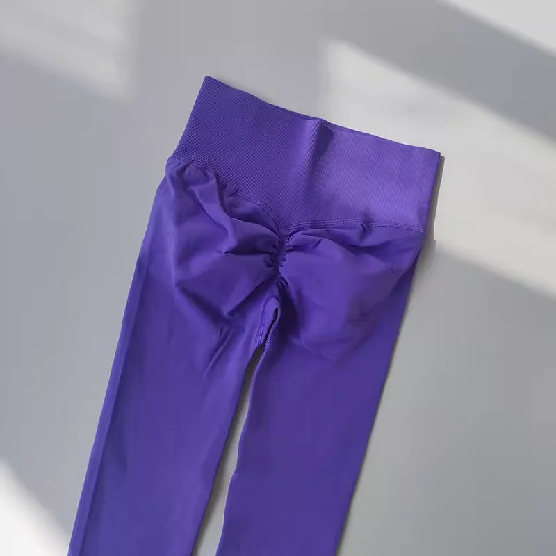 High Waist Yoga Leggings Seamless Fit