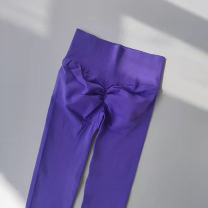 High Waist Yoga Leggings Seamless Fit