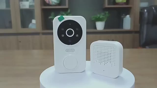 Sonnette Vidéo Intelligente WiFi - Interphone HD avec Vision Nocturne et Alertes Instantanées