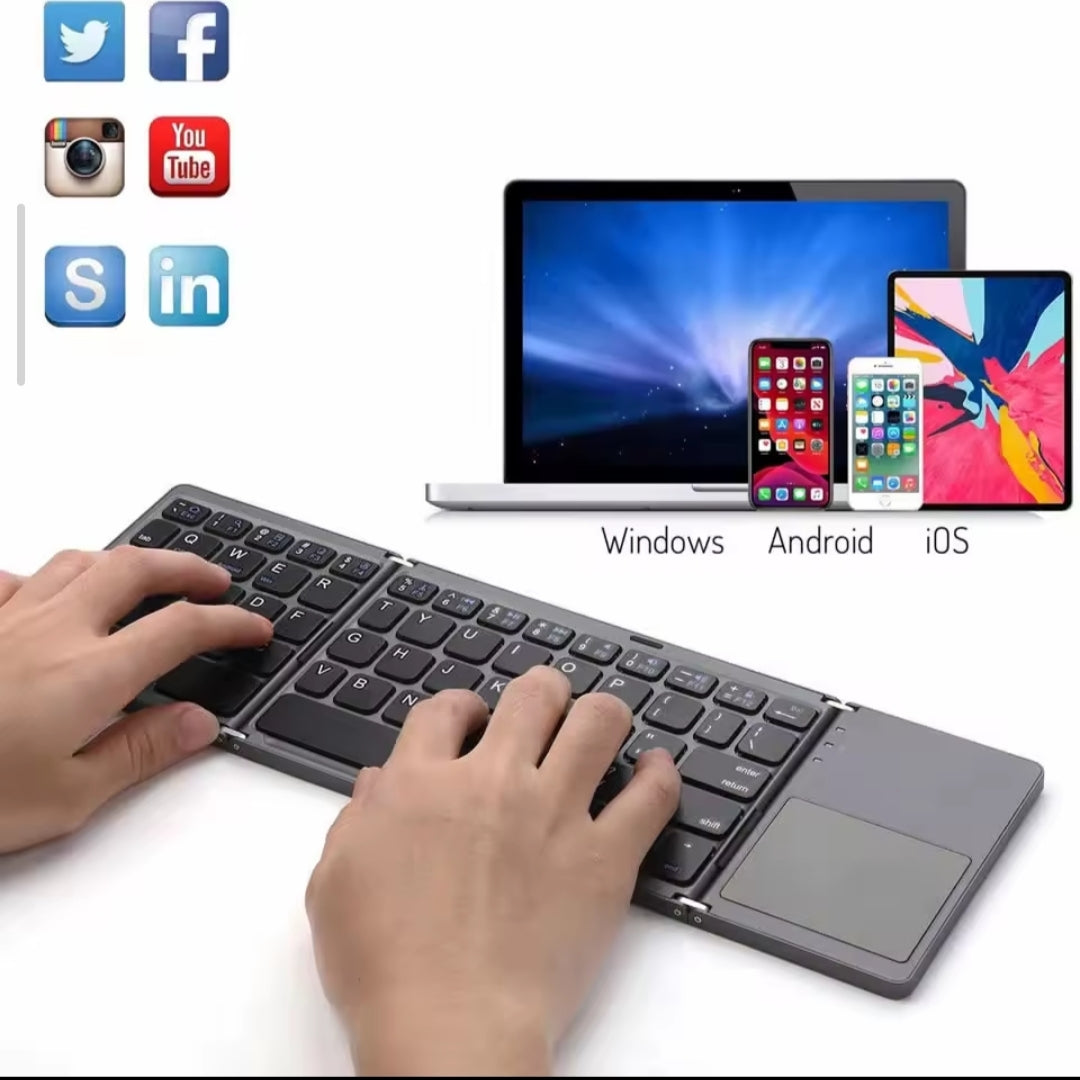 ⌨️ Clavier Bluetooth Pliable Ultra-Mince | Velliaa Tech