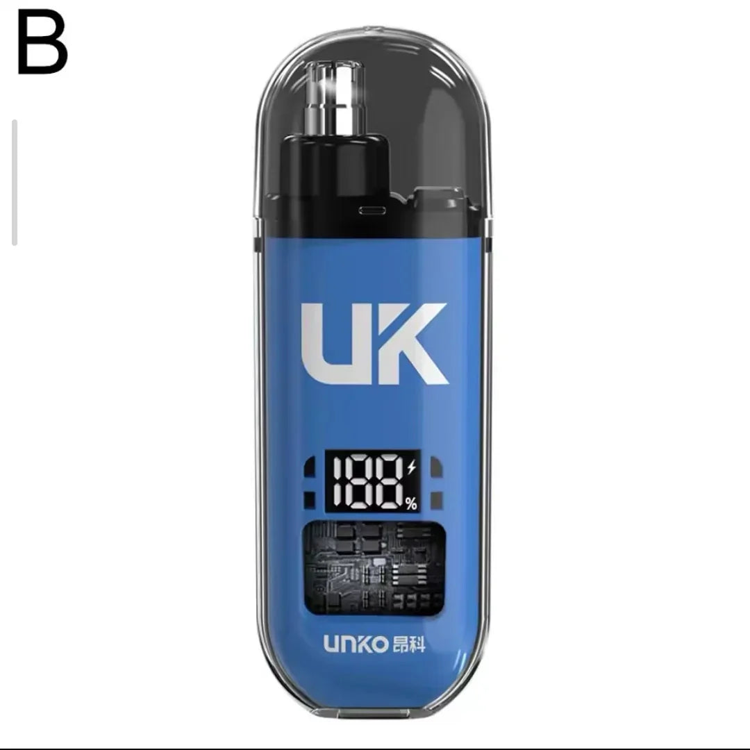 Rasoir Nez & Oreilles Électrique Orange Cyberpunk | Écran Digital 188% | Rechargeable Type-C | Painless & Waterproof - VELLIAA BOUTIQUE 