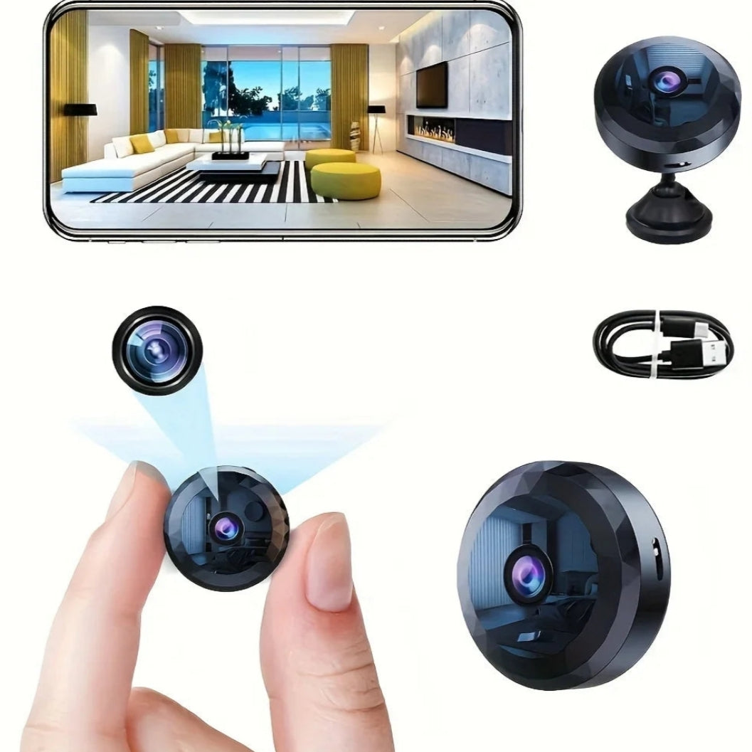 Caméra de Sécurité WiFi Mini - 1080P HD avec Vision Nocturne - VELLIAA