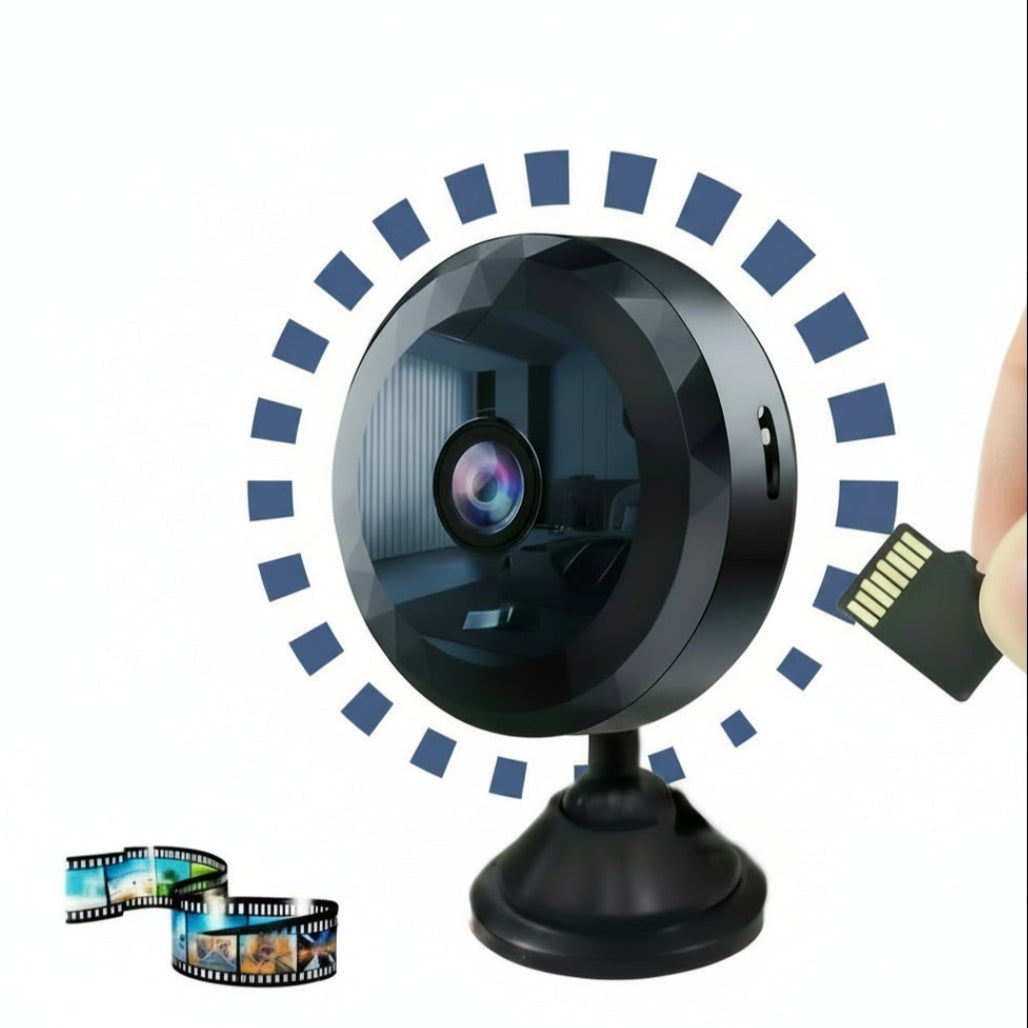 Caméra de Sécurité WiFi Mini - 1080P HD avec Vision Nocturne - VELLIAA