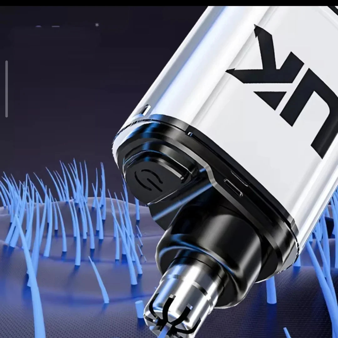 Rasoir Nez & Oreilles Électrique Orange Cyberpunk | Écran Digital 188% | Rechargeable Type-C | Painless & Waterproof - VELLIAA BOUTIQUE 